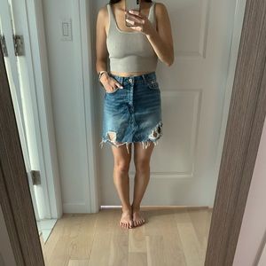 Zara jean skirt